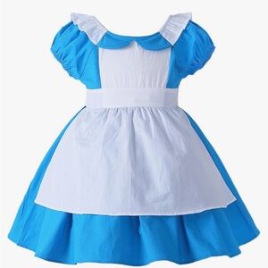 Alice in Wonderland Blue and White Dress up Dress. Never worn.